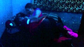 She begs him not to go all in because it hurts.