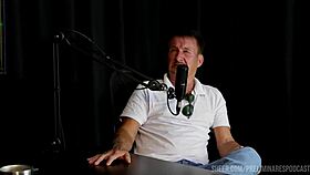 Carlos Urach shares intense domination moments with Bia Hot and Pri Melancia in the preliminares podcast, part two, featuring sheer red lingerie.