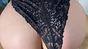 Horny wife craves huge cock after office, bending over in pantyhose for intense fucking.