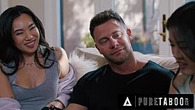 Pure taboo shocked lulu chu discovers bdsm sex tape from neighbors seth gamble & kimmy kimm
