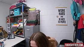 bratty suspect alina west stealing some items on security footage