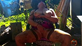 What Intriguing Outdoor Scenes Does Klaudiaambergirl Bring In This Compilation?