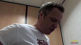 These Busty Sluts Are Diving Into Pussy And Cock In The Bathroom For Naughty Group Fun