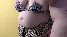 Pregnant Wife with Big Boobs Enjoys Bareback Cheating Sex