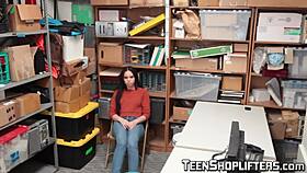 Mighty fine teen Tory Bellamy rides that big cock like a wild thief!