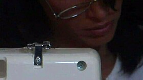 red dressed mom licking anal and fucking