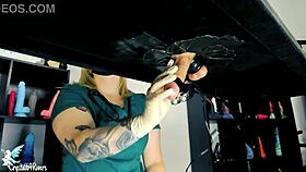 naughty nurse milks patient with gloves and toys in hospital