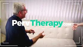 hollie mack deep throats her stepbro to get over with