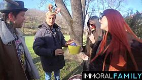 mia trejsi begs for double dicks in outdoor fun 😈