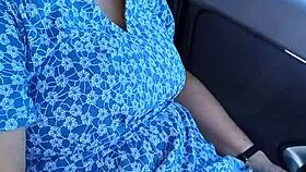 Housewife wanks in public carpark