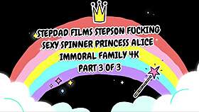 the thick dick guy meets princess alice for a casual chat at home