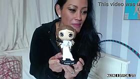 Maxine X In High Heels Performs Intense Solo Webcam Masturbation