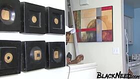 i was rough wit my ebony girlfriend, lickin her wet sloppy ass befor givin her a creampie from big black cock