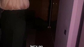 Stranger from the bar gave herself up after seeing a big dick