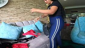 I have not seen my stepsister so long squeezed her white booty she changed into something more comfortable - jhodez1?