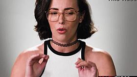 Beautiful Perfect Tits Milf Pornstar Casey Calvert Enjoys In Masturbation