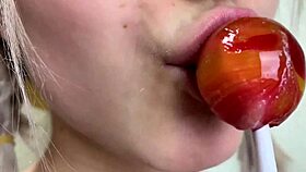 Horny Teases Her Classmate And Gets Covered In Cum