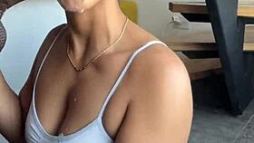 Amateur Couple's Deepthroat Session With Huge Cock Ends In Facial