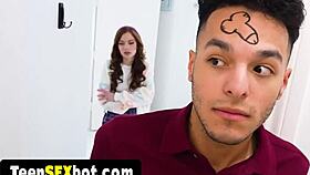 Nikki The Skinny Girl Surprises Him