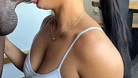 Amateur Couple's Deepthroat Session With Huge Cock Ends In Facial