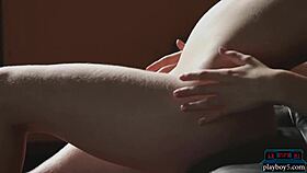 tiny russian teen blonde hot striptease and posing