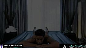 Nuru Massage - Sexy Masseuse Mona Azar Fucks Client's Huge Cock