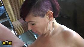 a SKINNY BRUNETTE with HUGE TITS gets FUCKED on the BUS