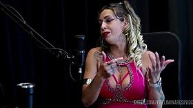 Julia Fontanelli Moments In Podcast With Bia Hot Part 2