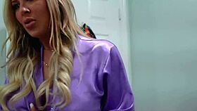 Horny Stepmom Sneaks Out To Stepson's Bedroom For Sex