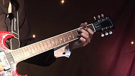 Did the guitarist fuck that cute blonde? He sprayed her with urine!