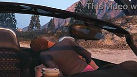 Grand Theft Auto 5 Game - Franklin Gets Hooker Service From Prostitute In Car For Sex