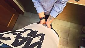 Pantyhose incident in restaurant toilet