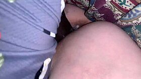 he slips his huge cock into her perfect ass without her noticing, her wet pussy dripping