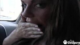 Intriguingly, cougar victoria valentino drains a big dick with facial