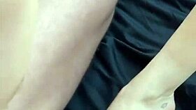 I caught my blonde lingerie model masturbating on set for POV anal sex vertical