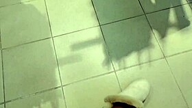 Italian Mature Woman Flashes Hairy Pussy In Changing Room