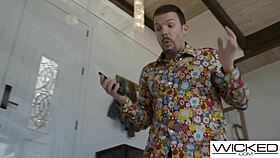 my hot nerdy big tittied gf helped me so i fucked her hard