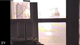 s saem de festa discretamente mas sao descobertos fodendo na varanda da cobertura