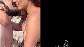 casada ruiva cavalona dando na praia e tomando leitinho a safada adora dar a buceta escondido