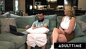 milf rachael catches guy jerking off