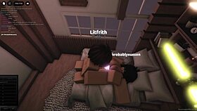 UNA FAN TIMIDA ME ENTREGA SU CUERPO PARA COJERMELA COMO YO QUIERO ROBLOX LITFRITH