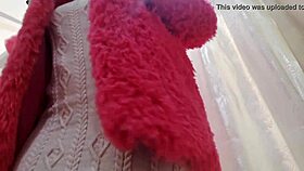 Italian Mature Woman Flashes Hairy Pussy In Changing Room