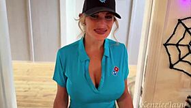 Check Out Pizza Delivery Girl Taking Big Black Cock And Facial Cumshot