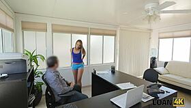 loan4k trip expensive so babe gets fucked for loan