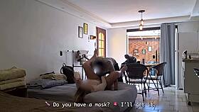 Wife sucking husband's friend cock 😈