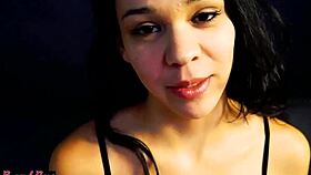 Skinny Brunette Coed Sabrina Sucks A Cock And Swallows The Cumshot