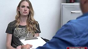 shoplifter fucked by a security officer