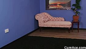 I shoot sperm on sexy doll's face, she gulps it all