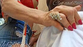 Cleo Cadillac Fucks Funkeiro's Thick Dick In The Hair!