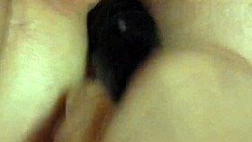 subtle arse vibe leads to intense squirting homemade anal